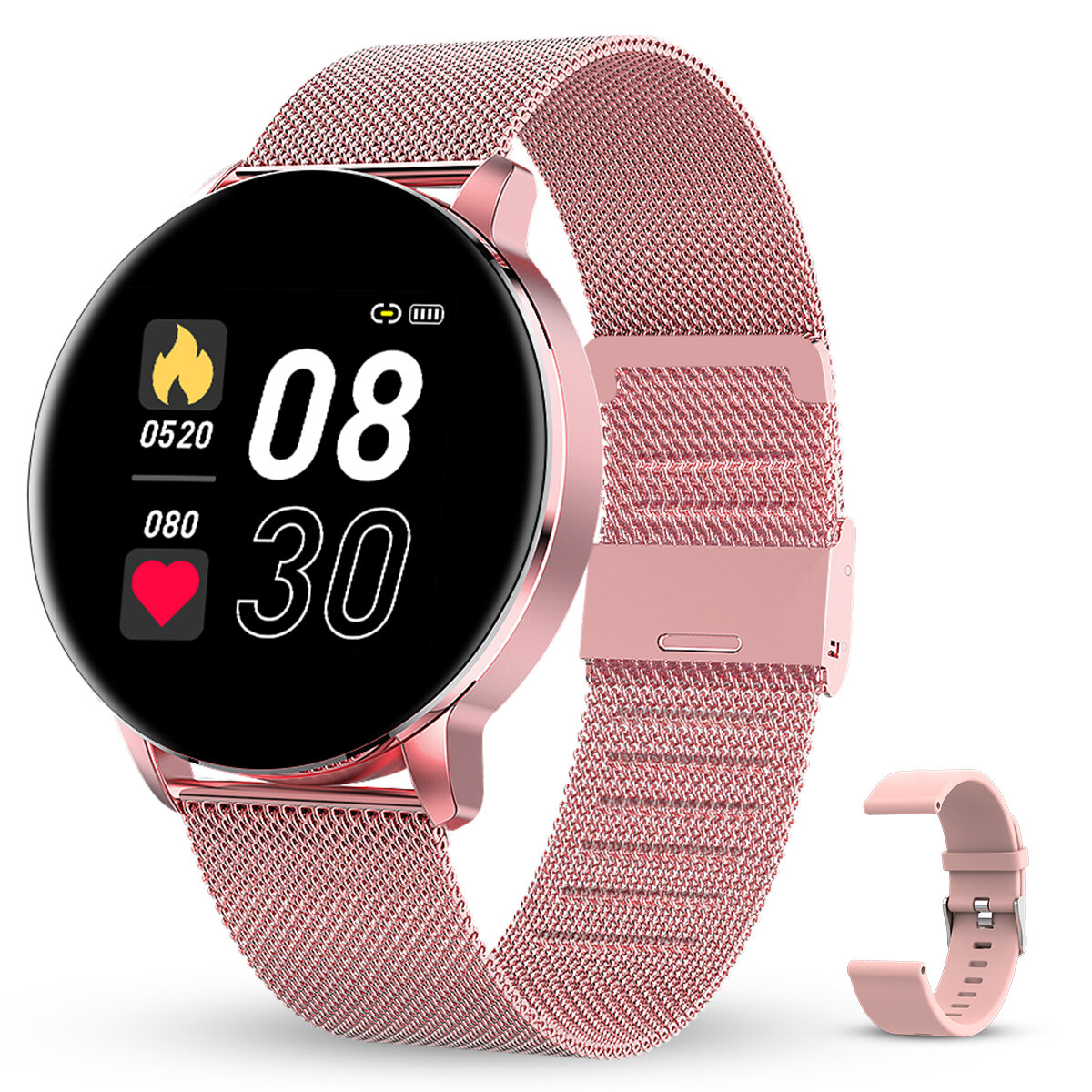 GOKOO R5L 1.3 inch IPS Full Touch Screen bluetooth 5.0 Heart Rate Blood Pressure SpO2 Monitor Multi-sport Modes Dial Mar