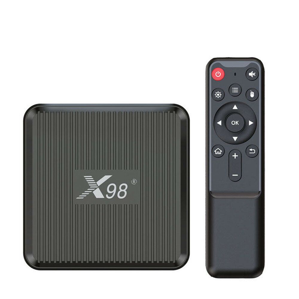 X98Q TV Box Android 11 Amlogic S905W2 2GB 16GB Support H.265 AV1 Wifi HDR 10+ Youtube Media Player S