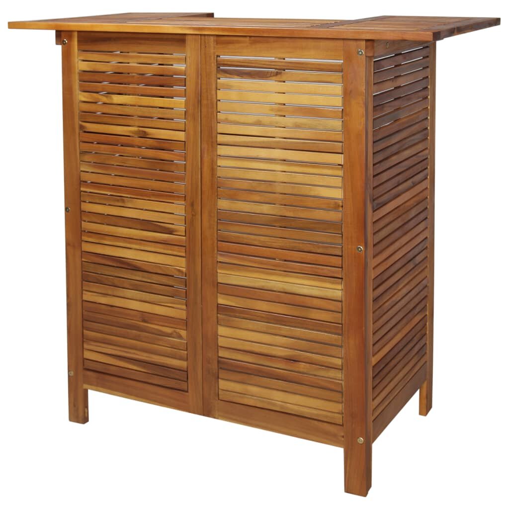 

Bar Table 43.3"x19.7"x41.3" Solid Acacia Wood