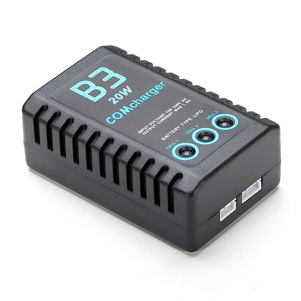 Nieuwe B3 20W Balance Charger 2S-3S Lipo Batterijlader voor RC Helicopter Model