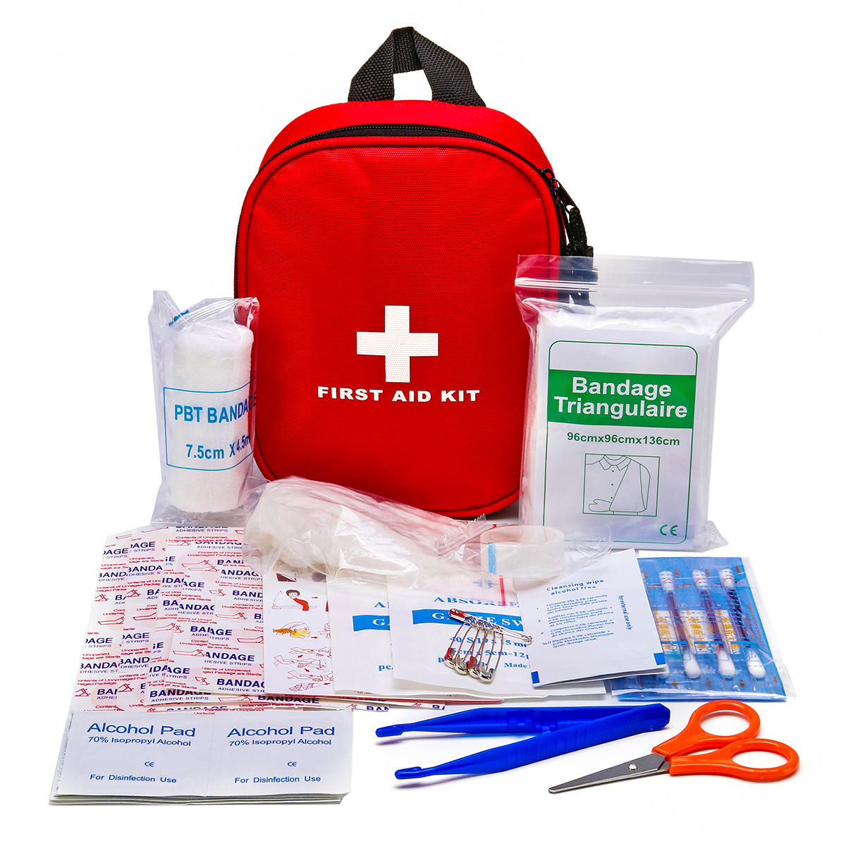 46 stks IN 1 SOS Emergency Survival Kit Ehbo-kit Voor Thuiskantoor Camping