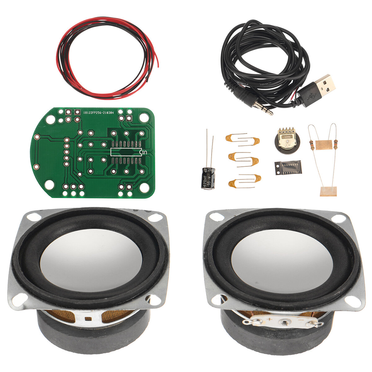 

EQKIT 3W Power Amplifier Kit Amplifier Production DIY kit Small Speaker Parts Electronic Production Kit