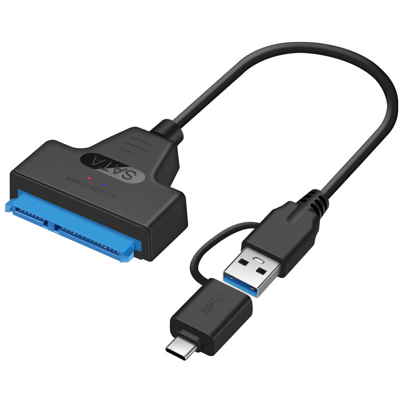WEIHAN USB 3.0 To SATA 22 broches 2.5 pouces disque dur Driver Adaptateur SSD Convertisseur de câble 