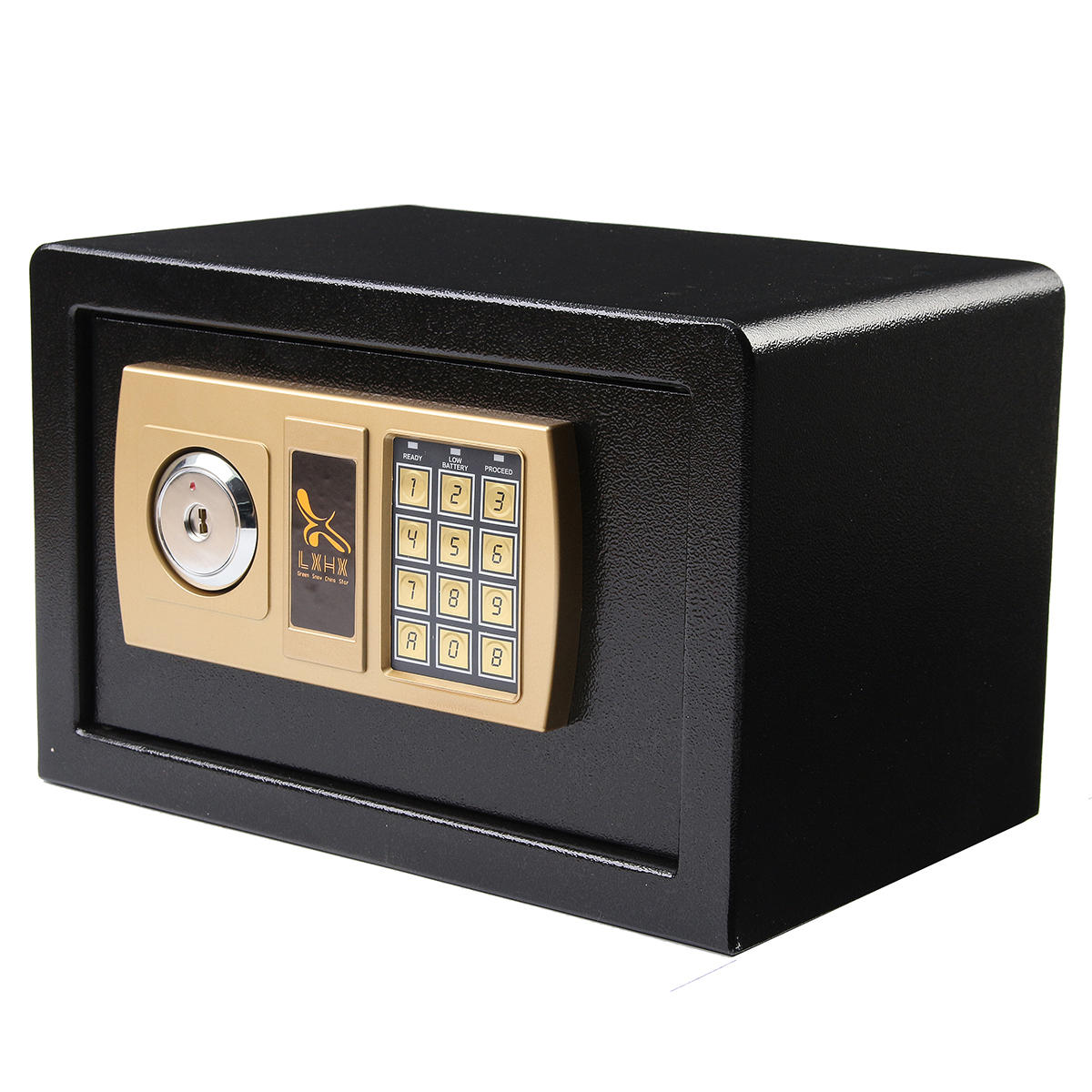 Digital Depository Drop Cash Safe Box Jewelry Home Hotel Lock Keypad Black