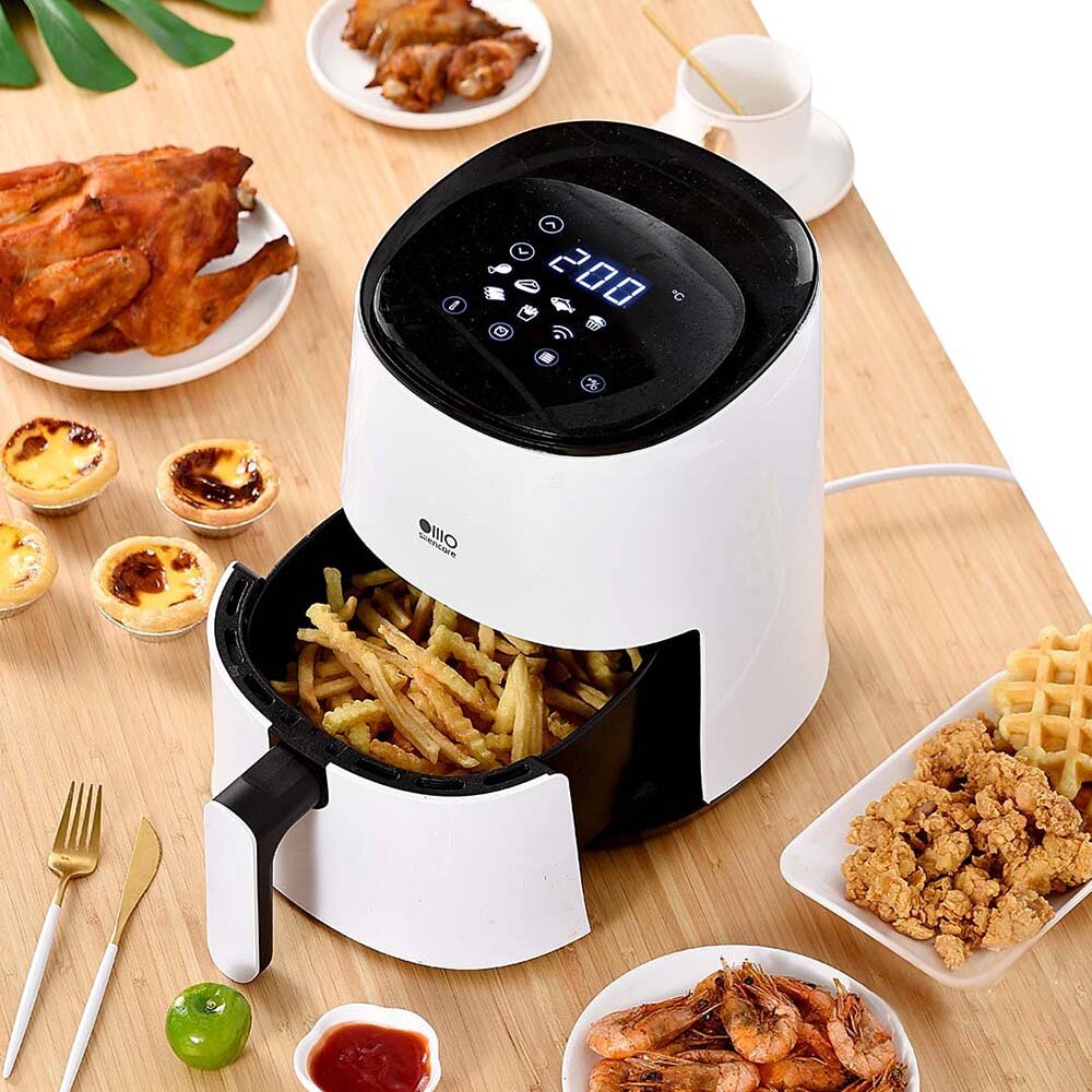 

Silencare SC- K505W Smart Air Fryer 2.5L 1300W Mijia APP Control Oil Free Electric Fryer Oven Oilless Cooker with LED Di
