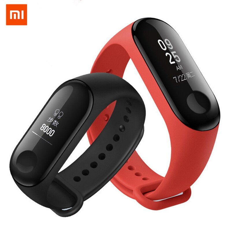 Xiaomi Mi Band 3 Fitness Tracker 0.78 OLED Display Heart Rate Monitor 50M Water-Resistant Bracelet Pedometer Activity Tracker Weather Forecast Smart Reminder for iPhone Android phones-Chinese Version IDS 432135 
