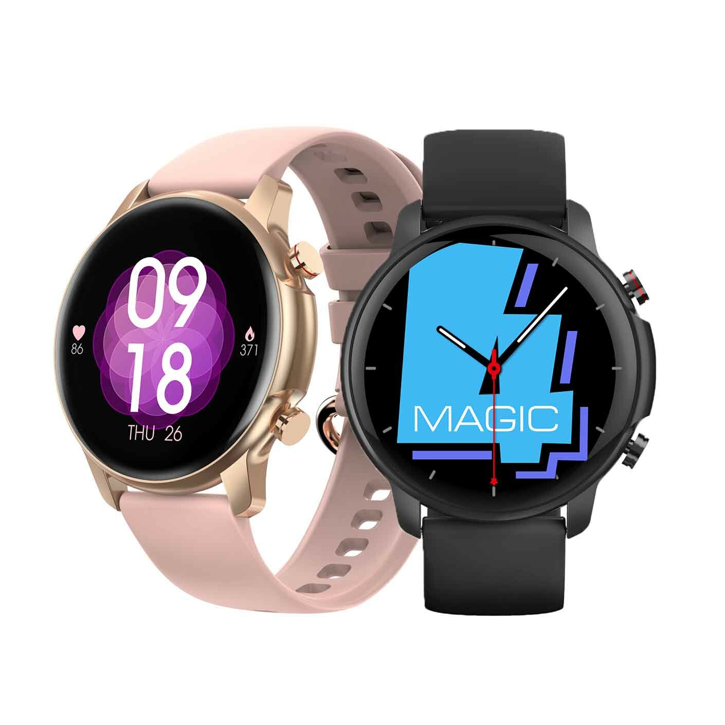 KOSPET Magic 4 9mm Ultra-thin 1.32 inch 360*360 Pixels 385PPI Touch Screen Heart Rate Blood Pressure Monitor 30 Days Lon