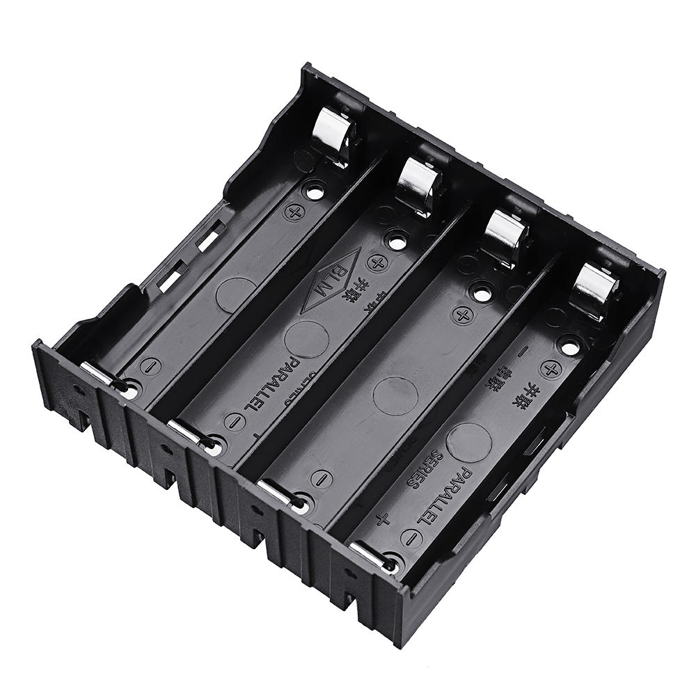 

5pcs 4 Slots 18650 Battery Holder Plastic Case Storage Box for 4*3.7V 18650 Lithium Battery with 8Pin