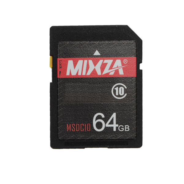 Mixza 64GB C10 Klasse 10 Full-sized geheugenkaart voor digitale DSLR-camera MP3 TV Box