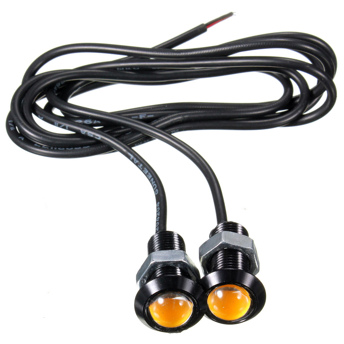 Auto 3W 18MM LED Eagle Oogdag Running DRL Tail Backup Light