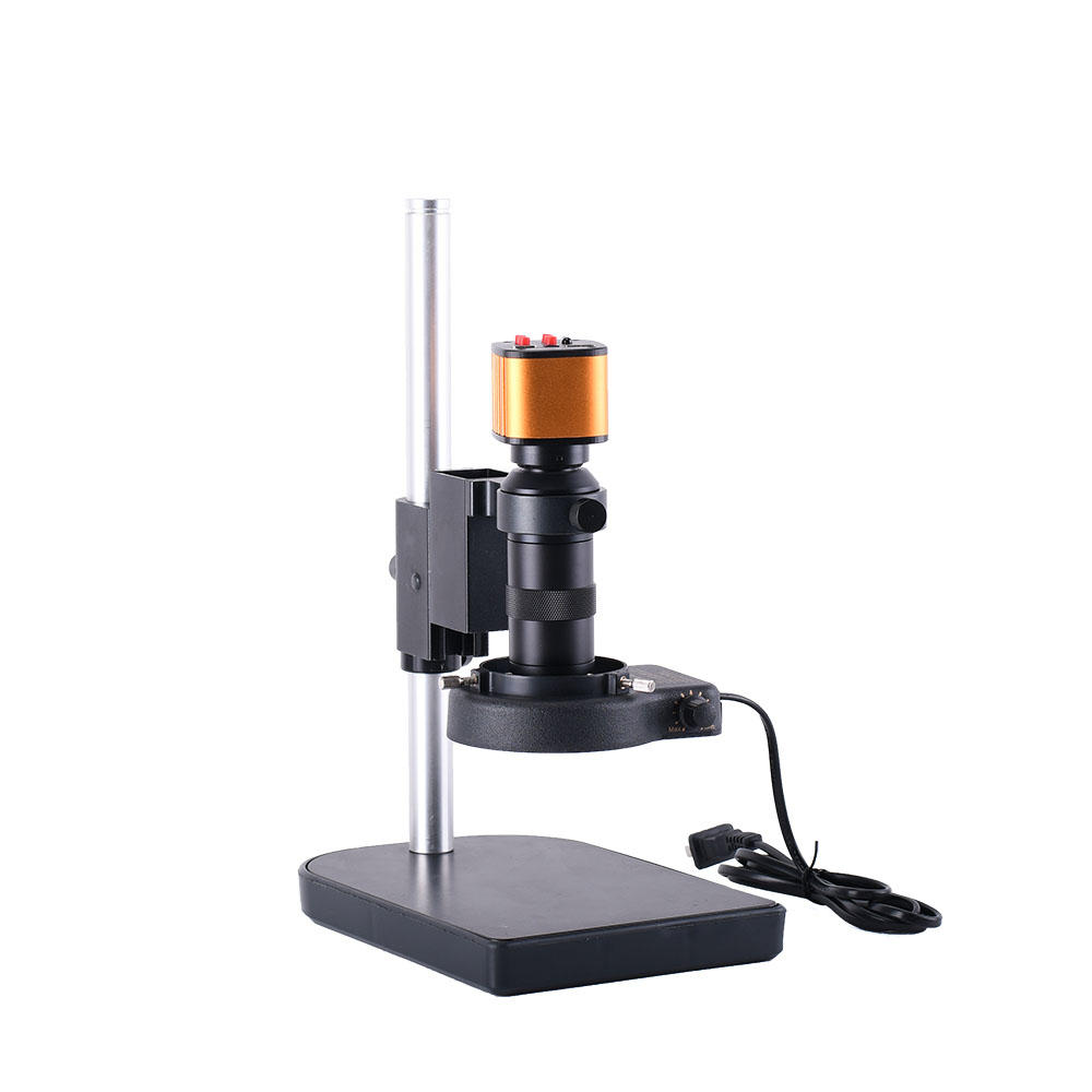 

HAYEAR 16MP Electronic Video Stereo Digital USB Industrial Microscope Camera 150X C-mount Lens Stand For PCB THT Solderi