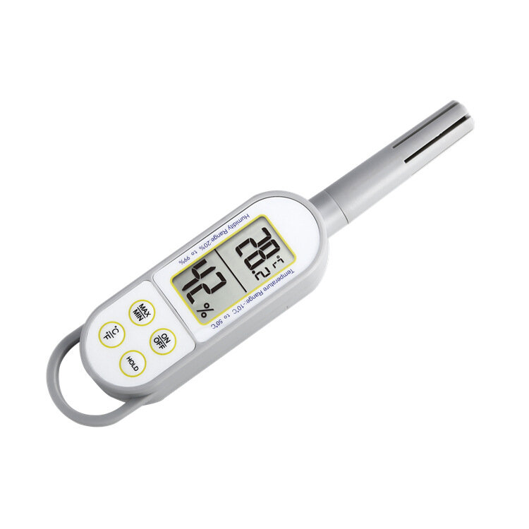 -10~+50 20% ~ 99%RH Handheld Digital Thermometer Hygrometer for Indoor Household Greenhouse