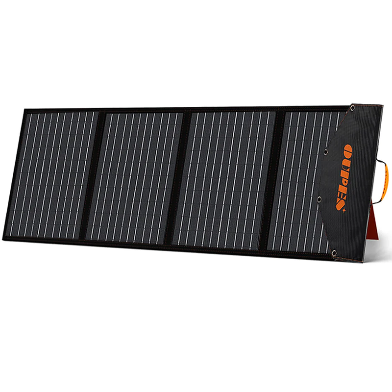 [US Direct] OUPES 2 kusy 100W solárny panel pre prenosnú stanicu s nastaviteľným stojanom Skladací solárny záložný zdroj Solárny nabíjač pre outdoorové kempovanie PV-100