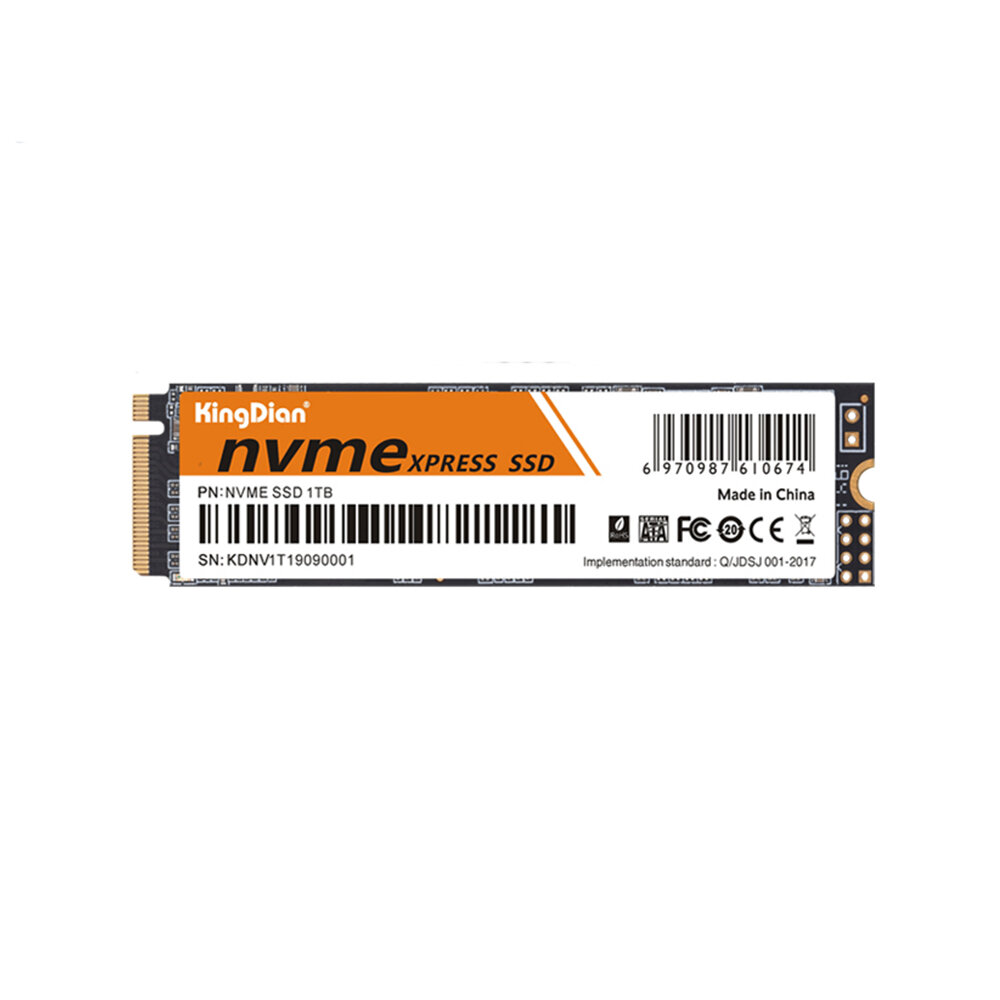 KingDian SSD M.2 NVMe Solid State Drive 1TB SSD M Key PCIe Internal Hard Drive for Laptop