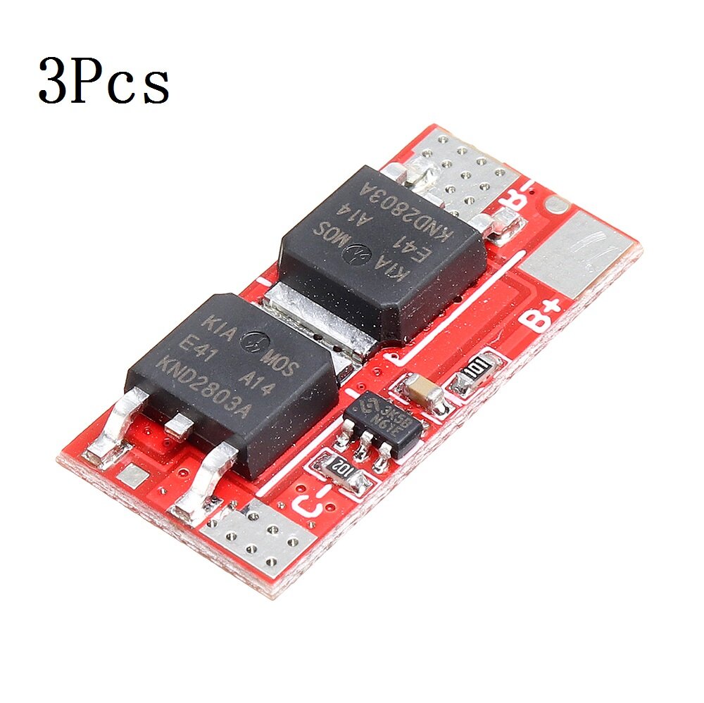 

3Pcs 1S QS-B401ANL-20A High Current Ternary Polymer Lithium Battery Protection Board 10A 20A