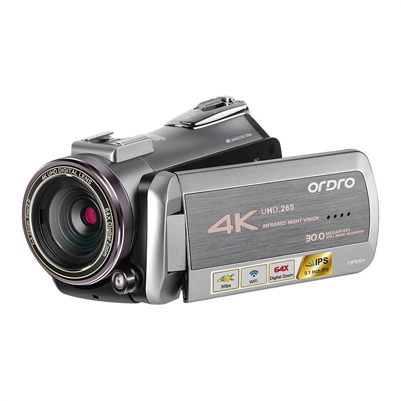 

Ordro AZ50 4K 30FPS 30MP 64X Digital Zoom Video Camera Camcorder Infrared Night Vision WiFi Digital Cameras Professional