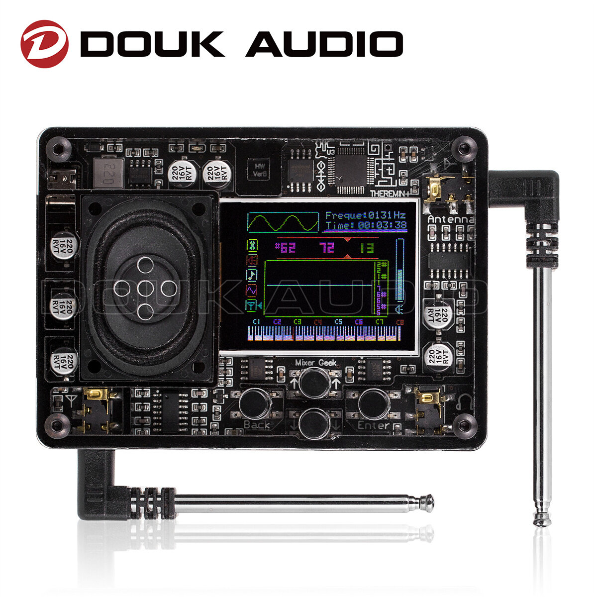 best price,douk,audio,mini,theremin,musical,electronic,creative,instrument,discount