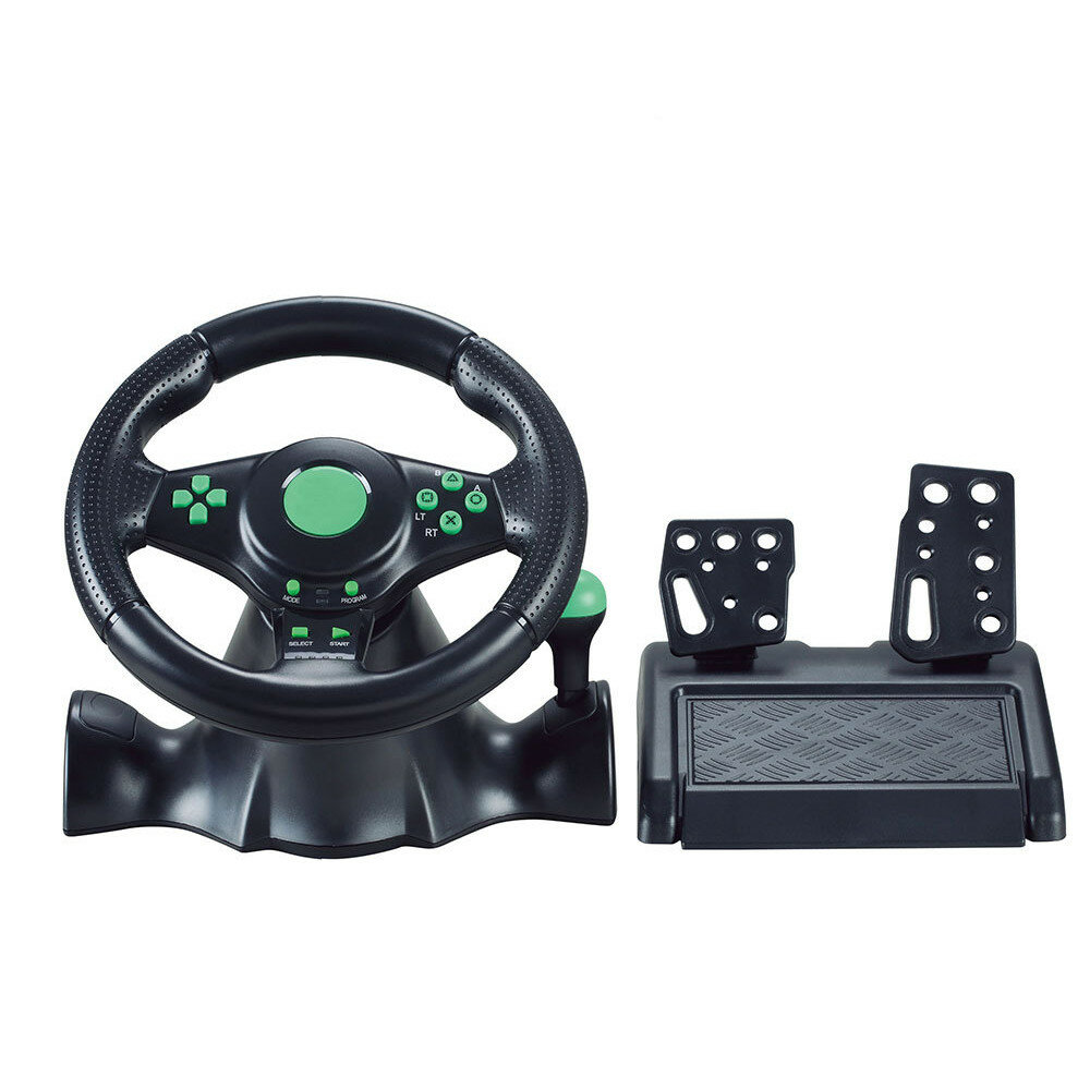 

Racing Game Steering Wheel for PS4 for XBOX ONE 360 PS3 PC for Nintendo SWITCH PC Android Seven In One Steering Wheel