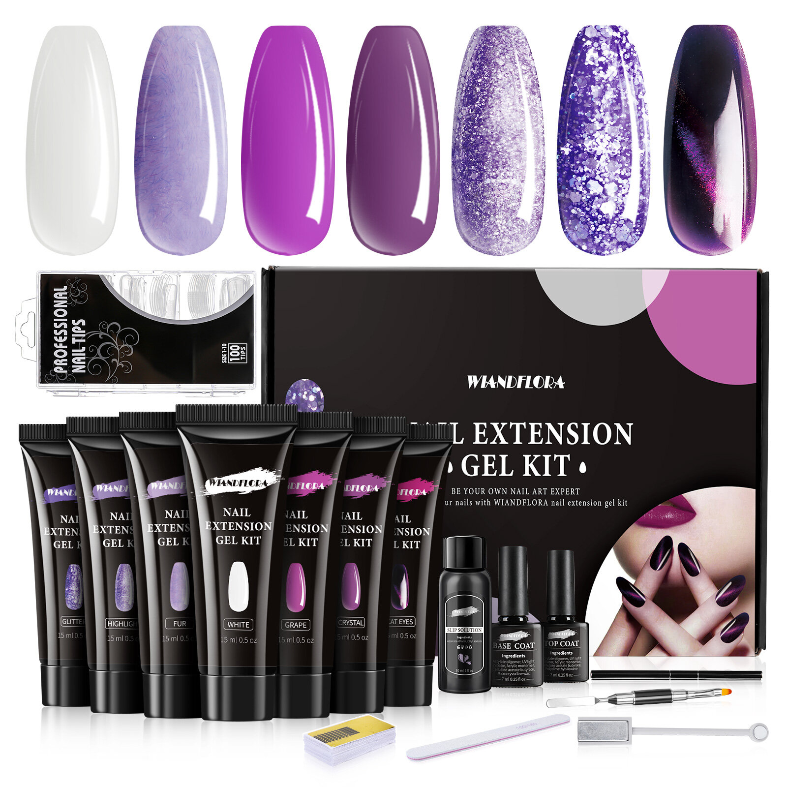 Wiandflora Poly Extension Gel Nagelkit