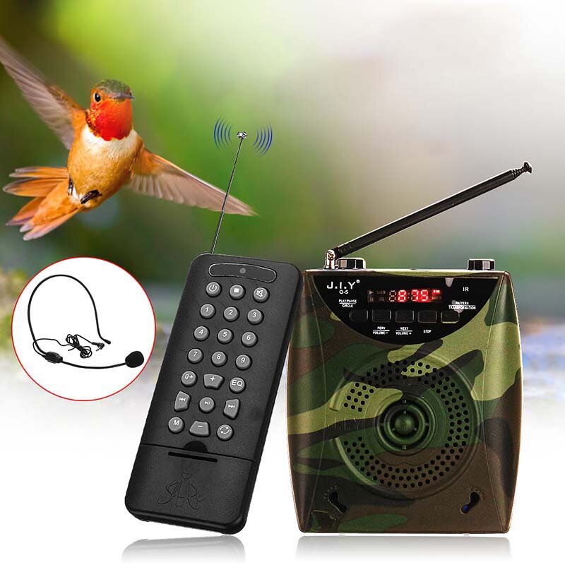 Multifunctional 65W Wireless Remote Control Electronic Bird Caller Hunting Teaching Smplifier Meeting Guide Speaker