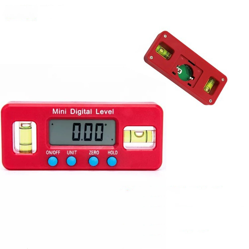 

Mini Digital Display Torpedo Inclinometer Angle Ruler Level Inclinometer Level Meter Spirit Protractor