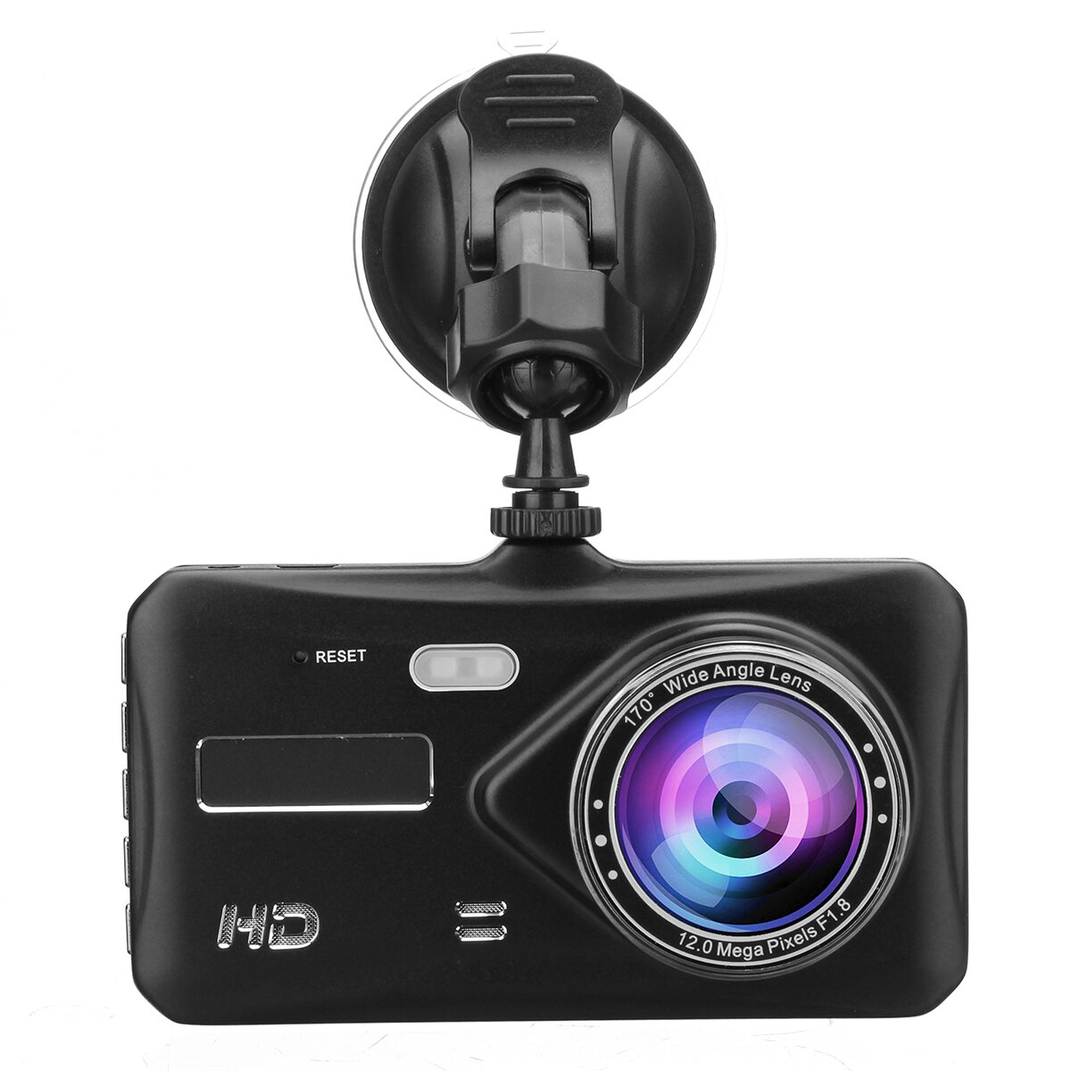 4'' HD 1080P 170° Dual Lens Car DVR Front and Rear Cameras Dash Cam Recorder UK