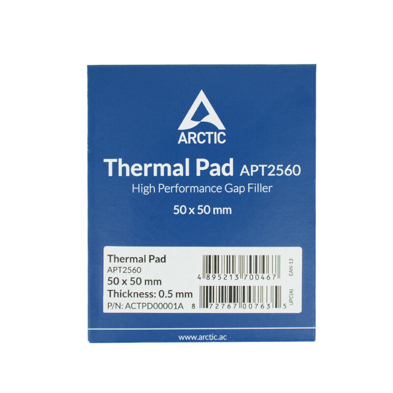 Arctic Thermal Grease Pasta 50*50*0.5MM CPU Cooler Cooling Pad 6.0 W/mK Geleidbaarheid Koellichaam M