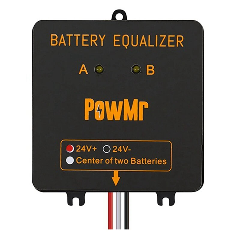 PowMr BE24 akkumulátort egyenlítő 24 V-os napelem rendszer akkumulátor egyenlítő ólom akkumulátor Tandem napelem szabályozó Akkumulátor védelme