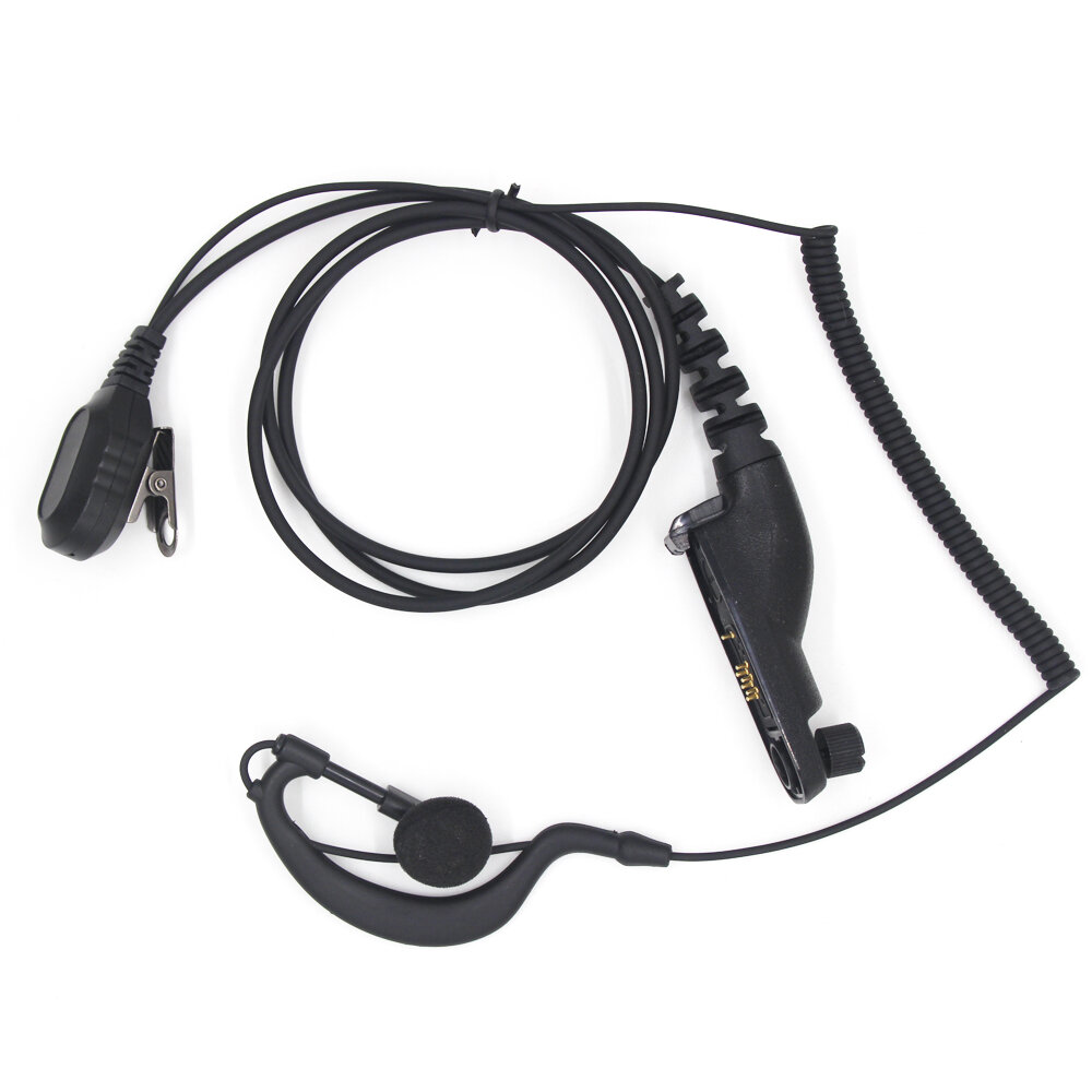 

New Air Acoustic Tube Earpiece PTT Microphone Headset Radiation-proof Walkie Talkie Earphone For Motorola XPR XiR DP APX