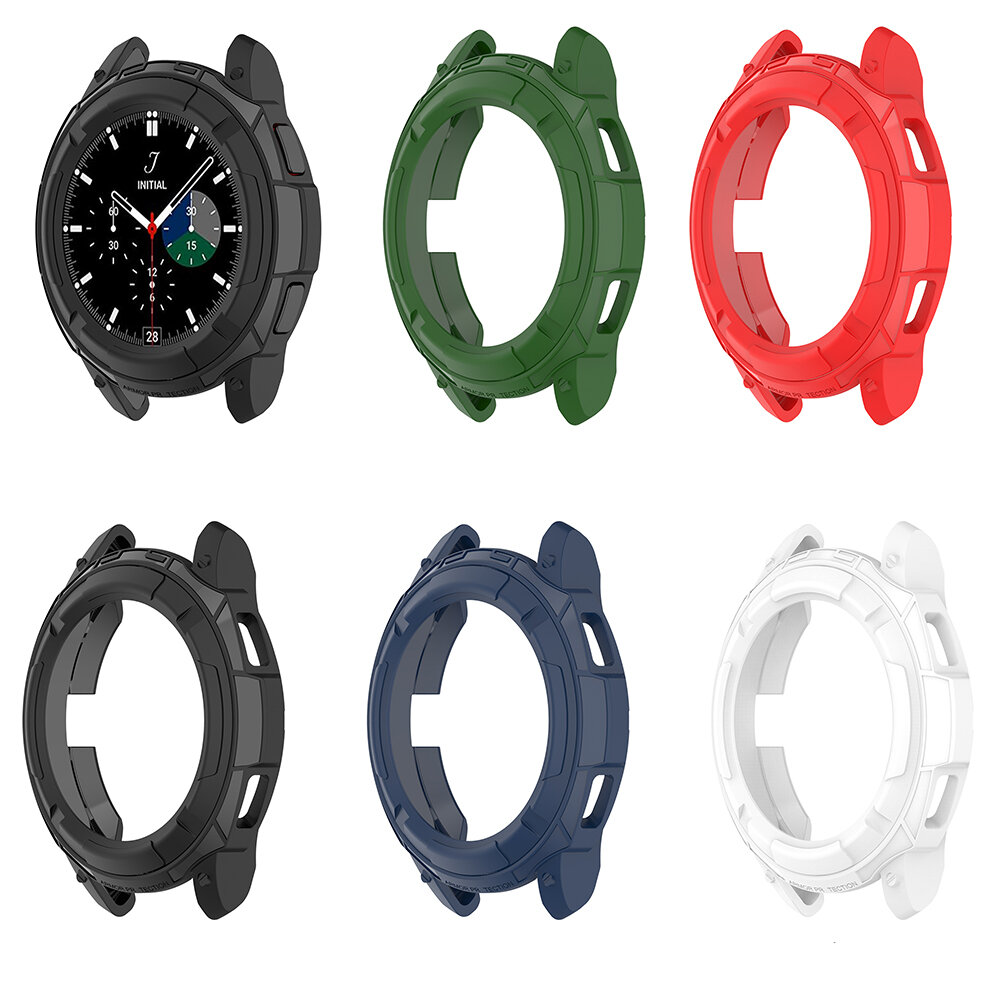 Bakeey Ultra Light Anti-kras Schokbestendig TPU Beschermhoes Horloge Case Cover voor Galaxy Watch 4 