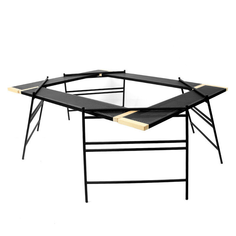 YXHW 119x89x43cm Mesa dobrável Camping Travel Picnic BBQ Desk Ultra-light Multifunction Table