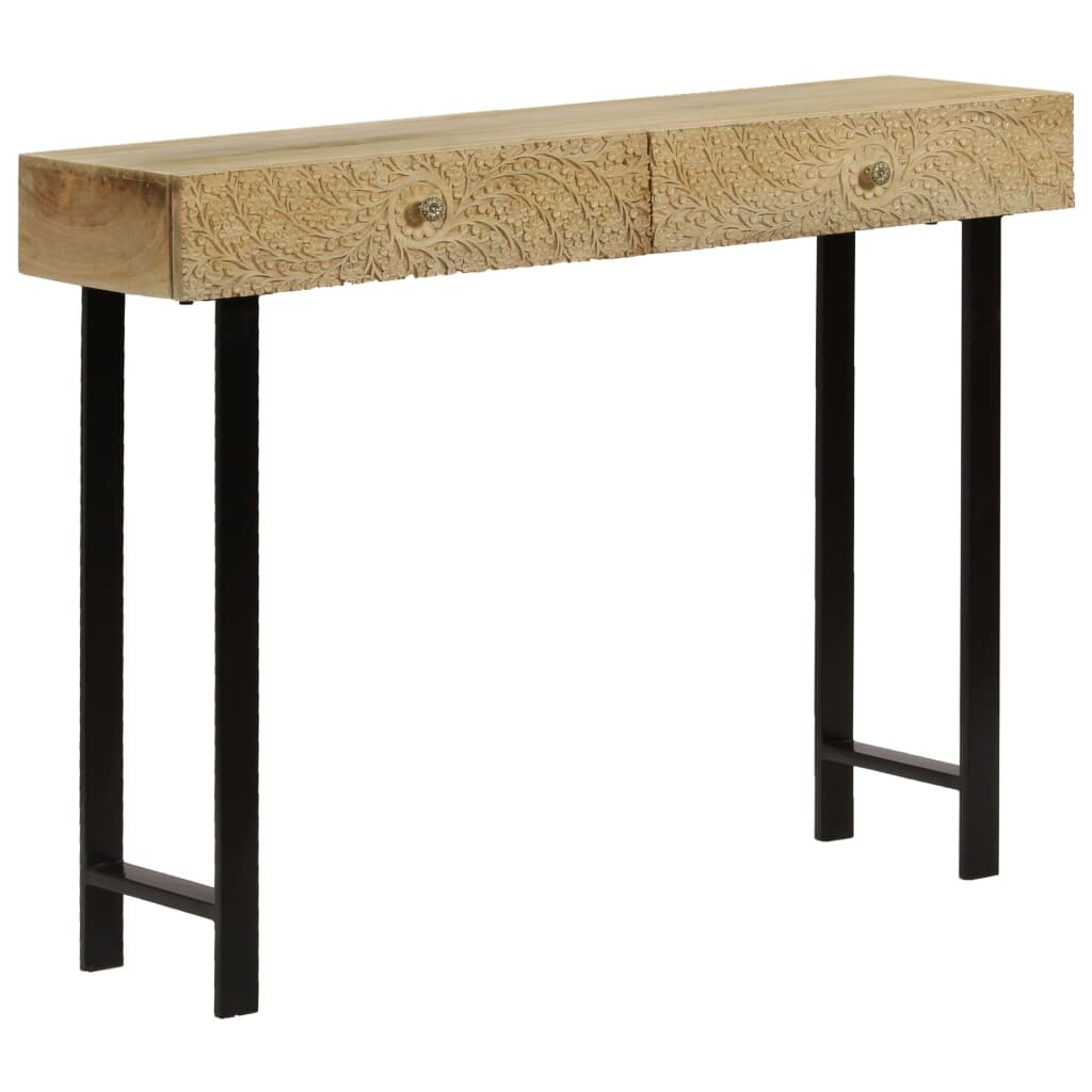 Wall table 102x30x79 cm solid mango wood
