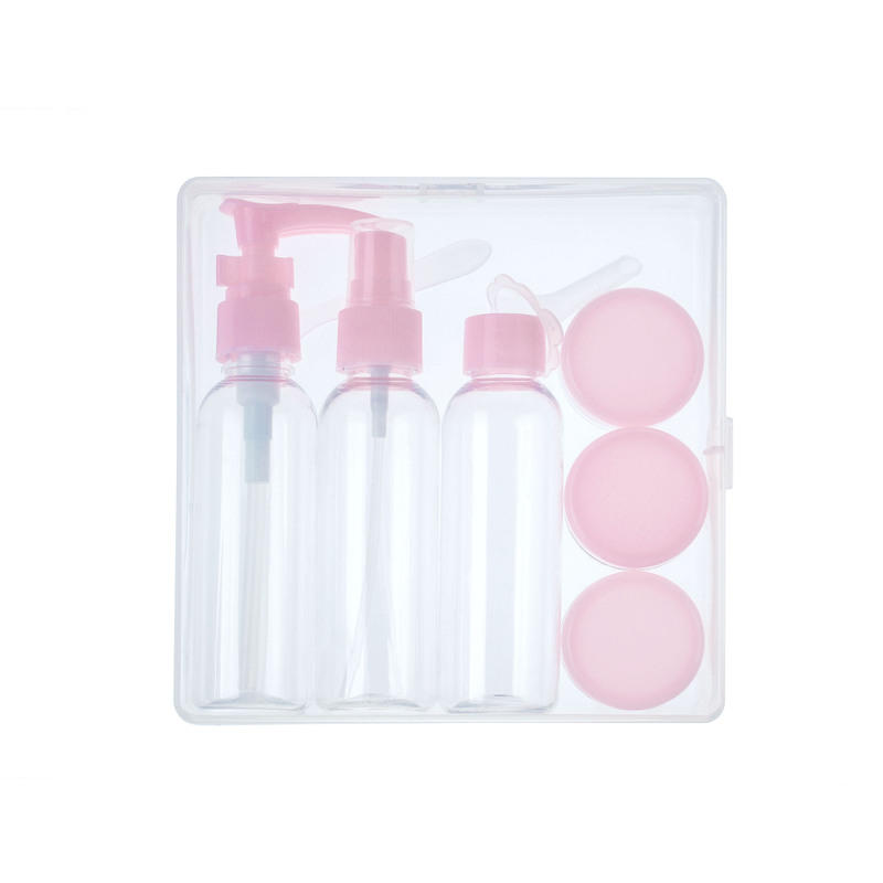 IPRee® 18-teilige tragbare Desinfektionsflasche Transparente Händedesinfektionsmittel Handseife Nachfüllbare Flaschen Kosmetikbehälter
