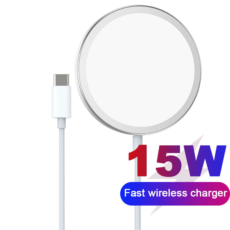 HOCO CW30 Pro 15W MagSafe Magnetic Wireless Charger for iPhone 12/12 Mini/12 Pro Max for for Samsung