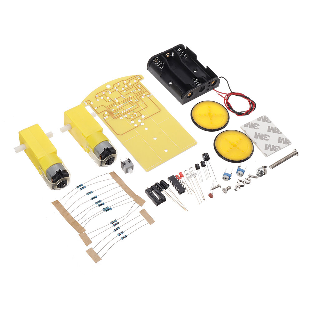 WangDaTao YD-3WDT Niet-programmerende Intelligent Tracking Car Production Kit