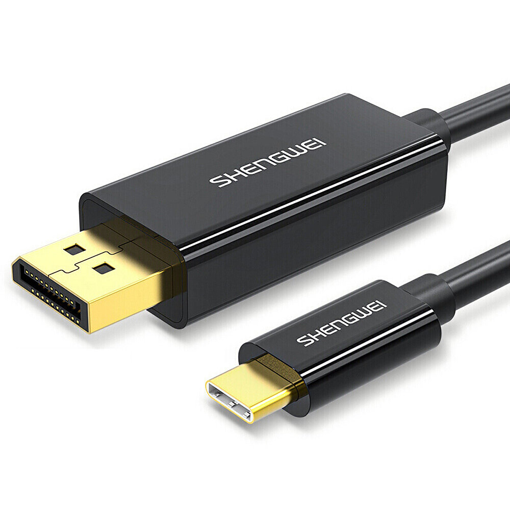 Shengwei Type-C naar DP Converter Kabel 1.8m Connector USB C Docking Station 4K voor Apple Mac Lapto