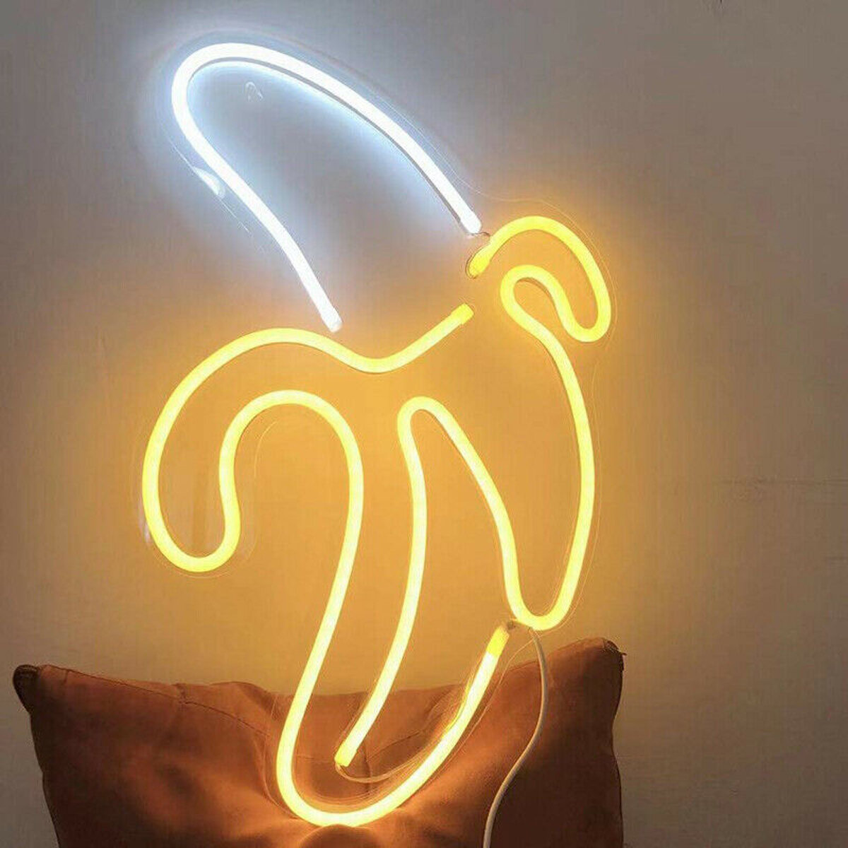 Banana LED Neon Bordlamp Kunst Wandlamp voor Bar Pub Slaapkamer Decoratie