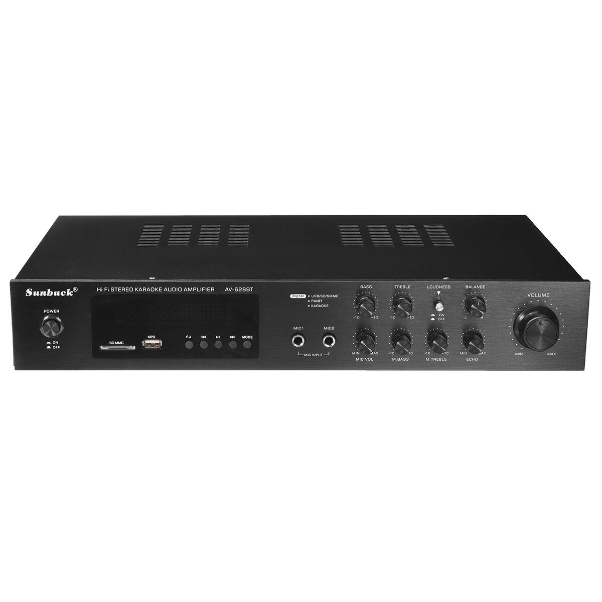 Sunbuck AV-628BT 110 V/220 V 5 Kanaals Digitale HiFi bluetooth 5.0 Eindversterker Home Stereo Audio 