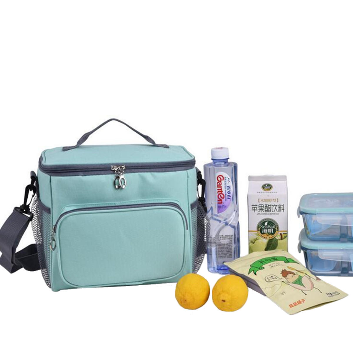 25.5x18x22.5cm Insulated Cooler Bag Kids Women Outdoor Picnic Container Thermal Lunch Bag Totes