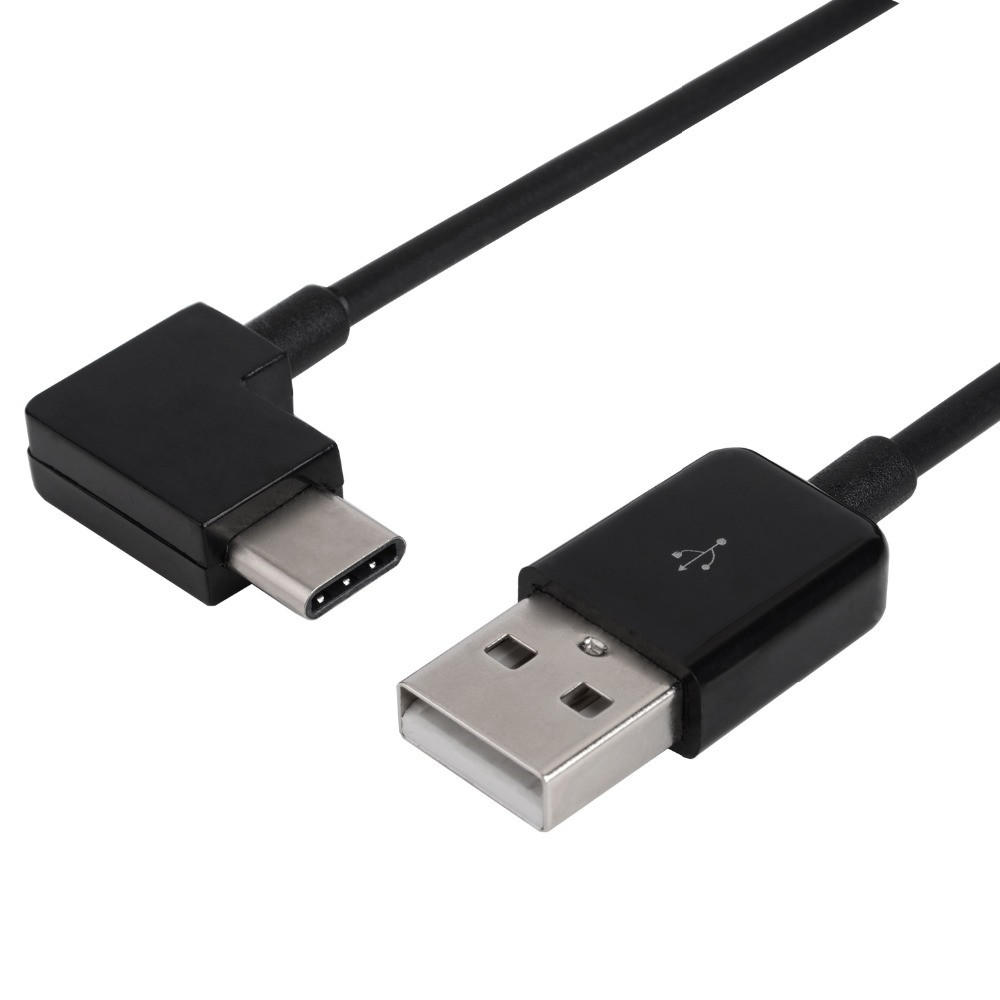 

USB3.1 Quick Charge 90 Degree Type C Data Charging Sync Cable 27CM for Macbook Samsung Letv