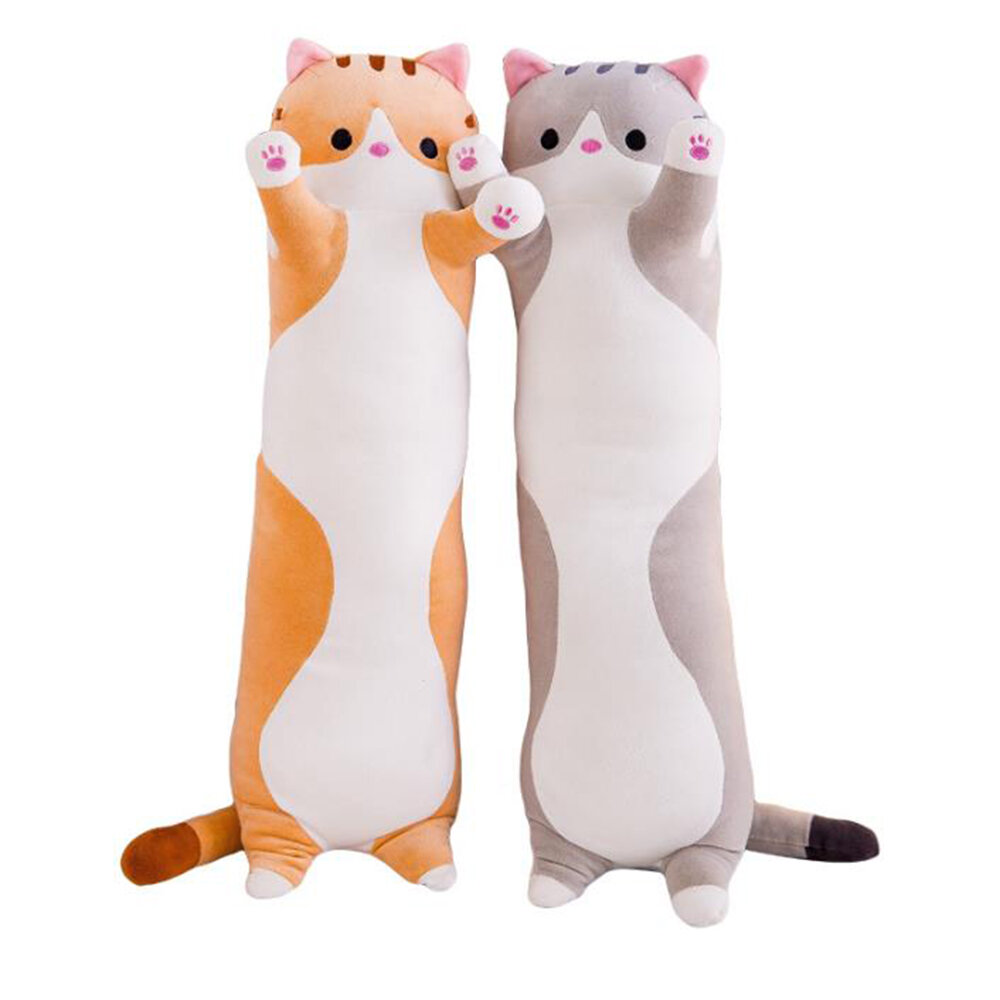 110/130 cm schattige pluche kat pop Soft gevuld kussen pop speelgoed voor kinderen