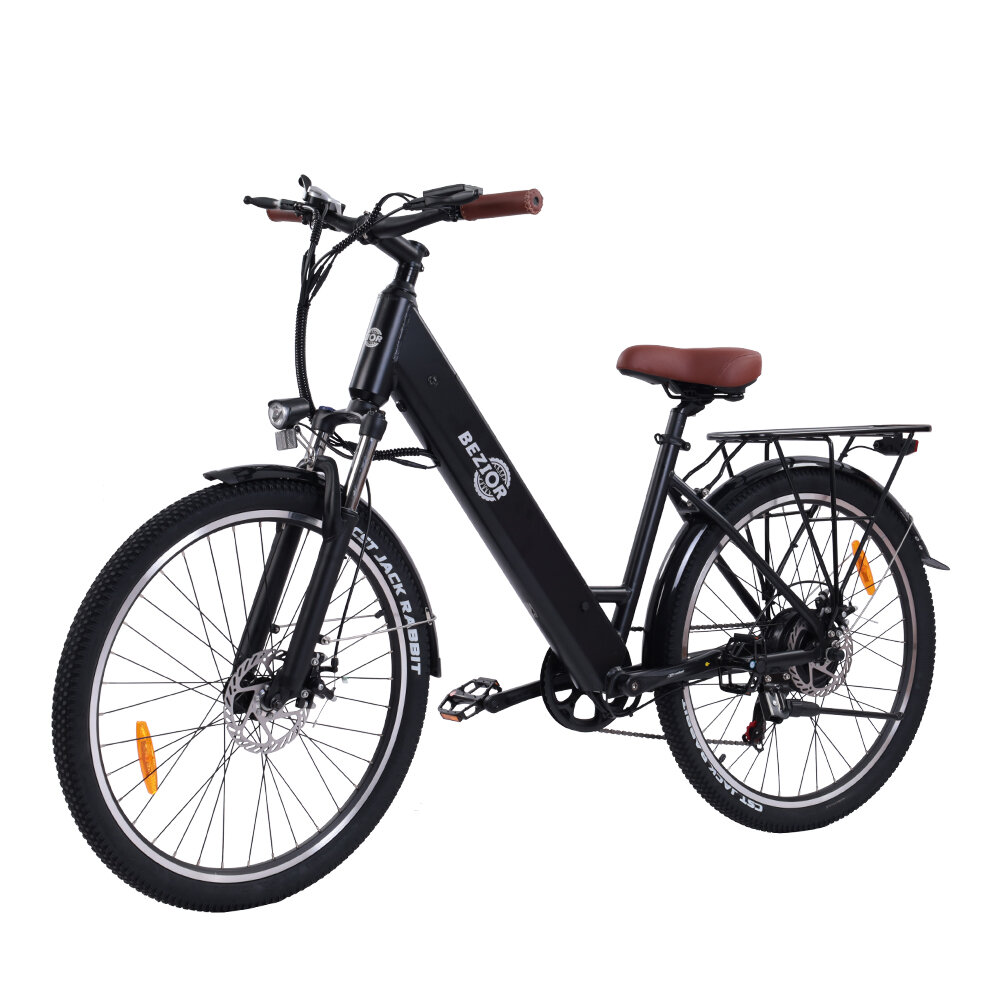[EU Direct] BEZIOR M3 48V 1 0.4AH 500W Elektrische fiets 26*2.1 inch 60km Kilometerstand Max belasting 100-120kg