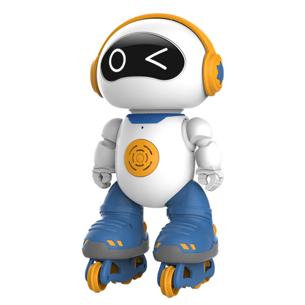 2.4G Roller Skating Robot USB Charging Sing Dancing Remote Control Robot Toy