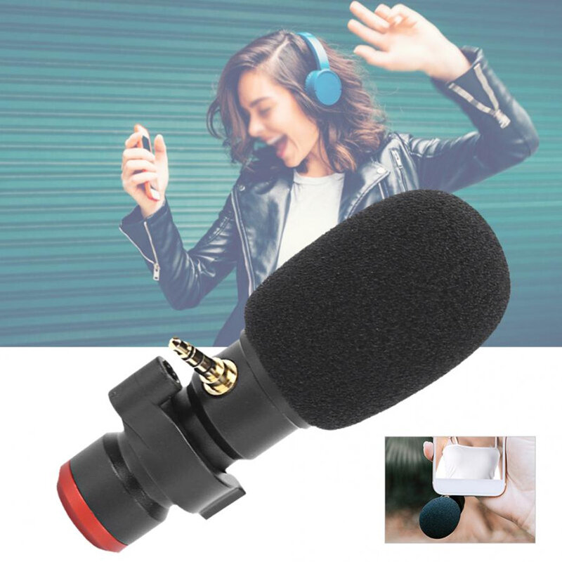 YELANGU MIC06 Mini Draagbare 3.5mm Microfoon Opname Zingen Studio Condensator Microfoon Wired Mikrof