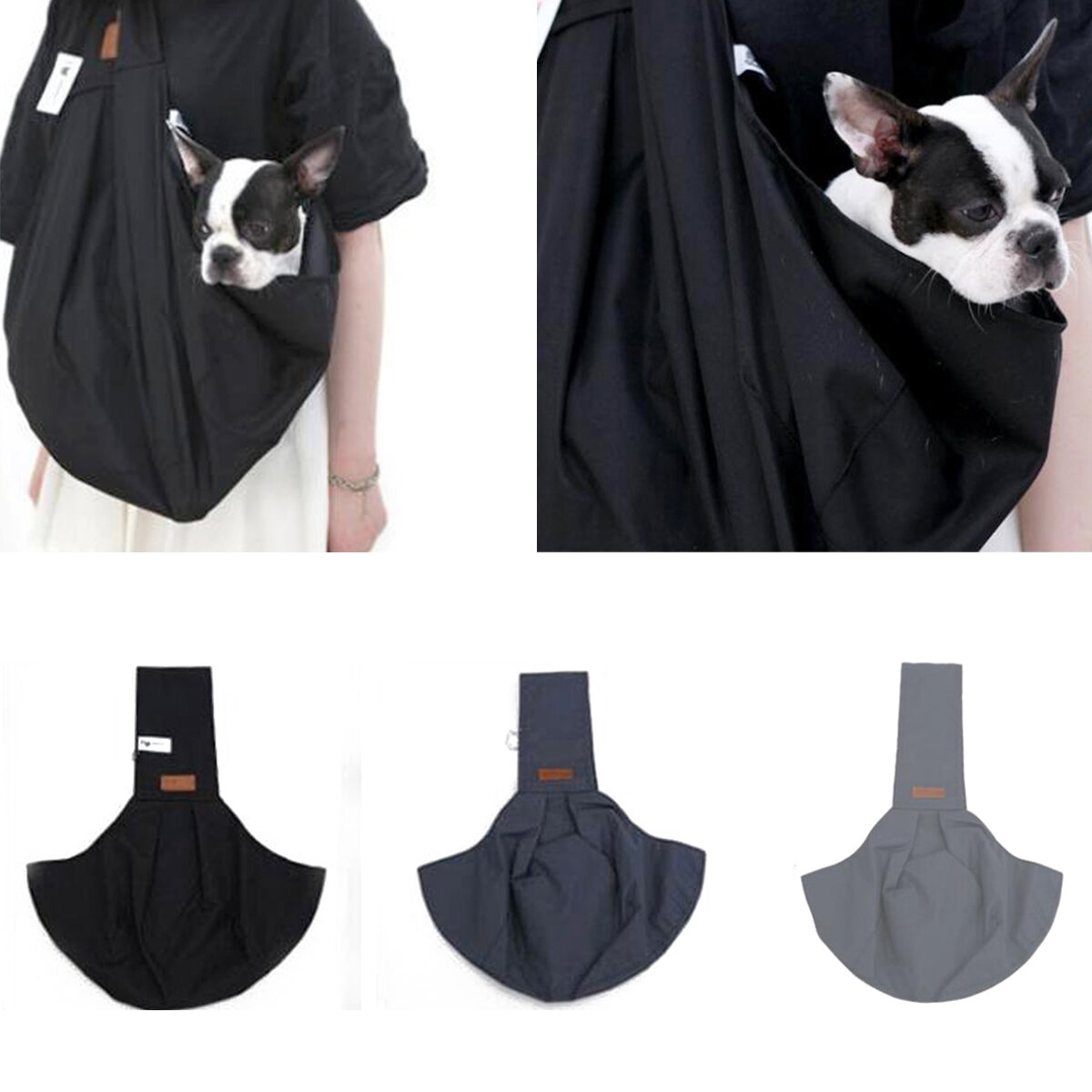 Kleine / grote huisdierentas draagtas Tote schouder Hond Puppy Cat Pouch Outdoor Pet Supply