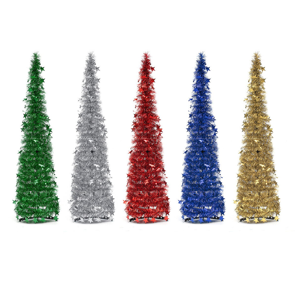 Venda Árvore de Natal retrátil dobrável de 1,2 m Opções de várias cores Árvore  de Natal de pelúcia Suprimentos de decoração de festa criativa - Banggood  Brasil