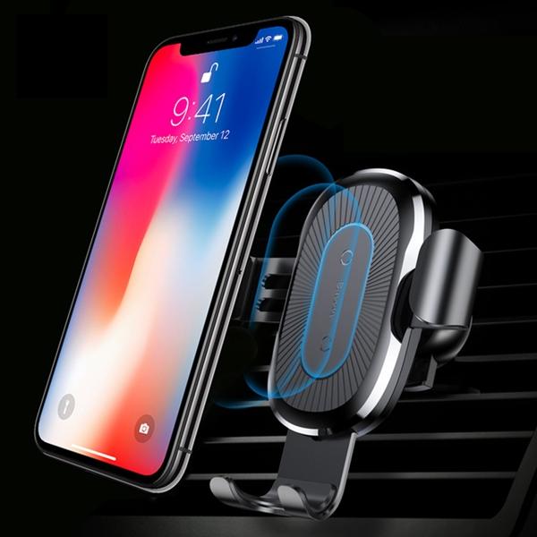 

Baseus WXYL-B09 Fast 10W Qi Wireless Charger Mount Holder for iPhone X 8 Plus S8 + S9