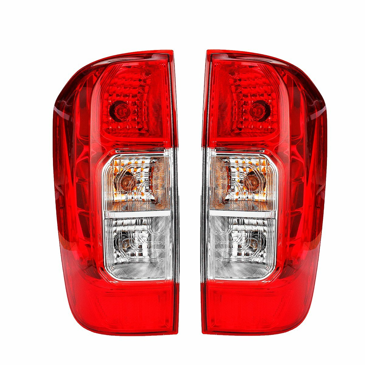Car Rear Tail Light Red Left/Right with Bulb Wiring Harness for Nissan Navara NP300 D23 2015-2019