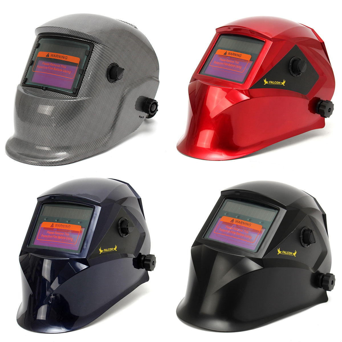 

Auto Darkening Solar welders Welding Helmet Mask with Grinding Function 4 Colors