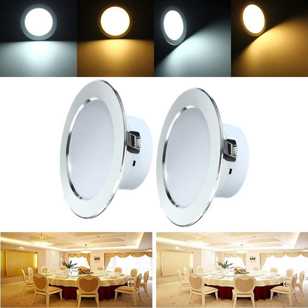 12W LED Panel Recessed Lighting Ceiling Down Lamp Bulb Fixture AC 85-265V
